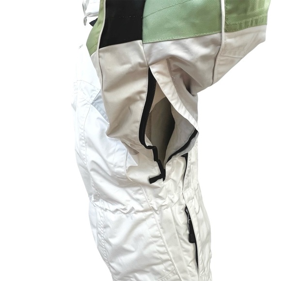 Couloir Fusion Winter Ski Jacket Snowboarding Coat White Black Green Size M 6 - Picture 9 of 16